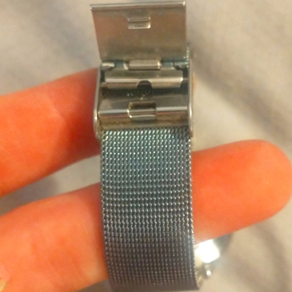 Juicy Couture Ombré Wrist Watch Adjustable Metallic Mesh Band Monogram Timepiece main image 13